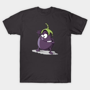 aubergine. T-Shirt